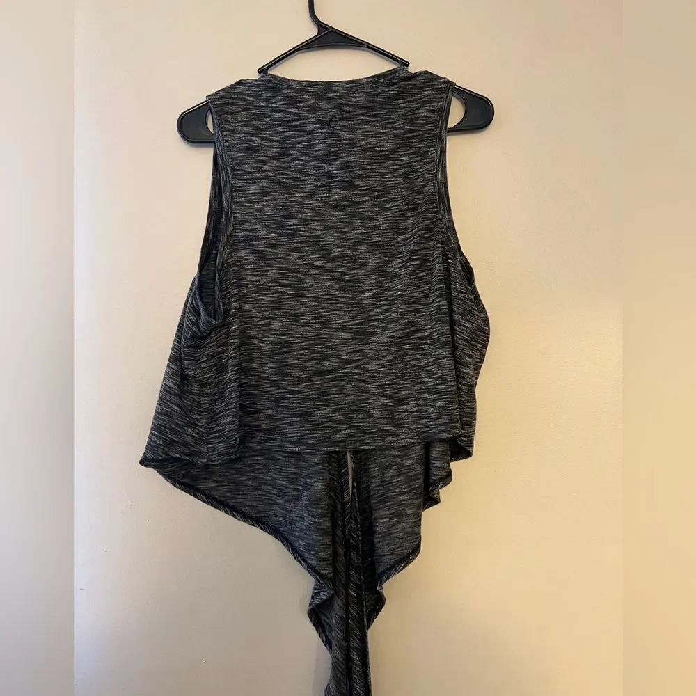 ZYIA Active Black Infinity Tank Top Split Tie Front Size XXXL - Picture 4 of 9